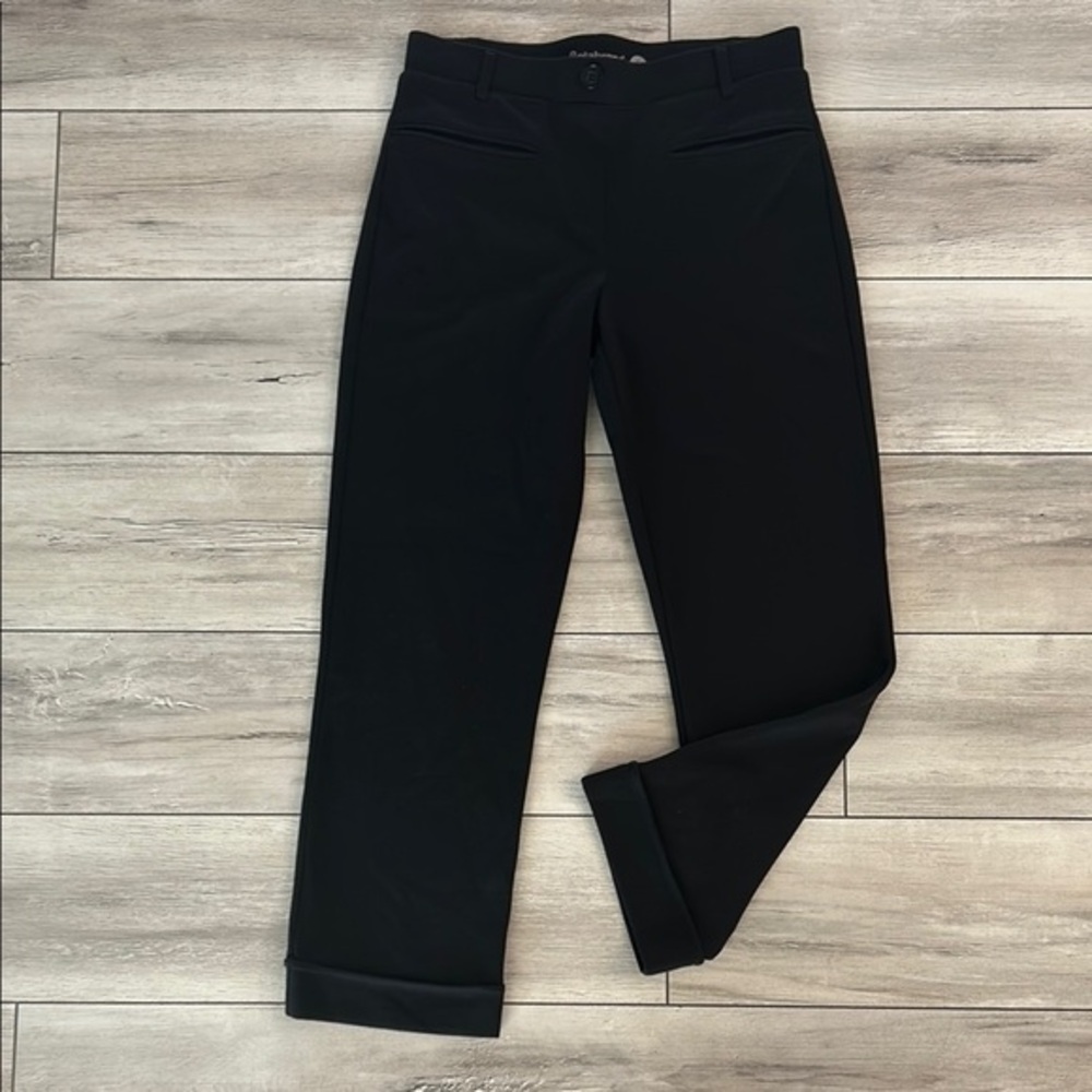 Betabrand black cropped legging pants slacks size small petite